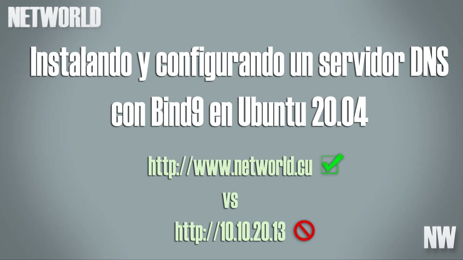 Instalar Y Configurar Servidor Dns Bind En Ubuntu Networld